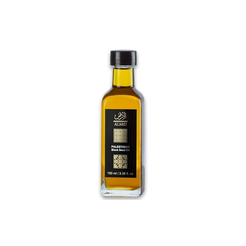 Al’Ard Black Seed Oil – Organic, Cold Pressed, Unrefined –