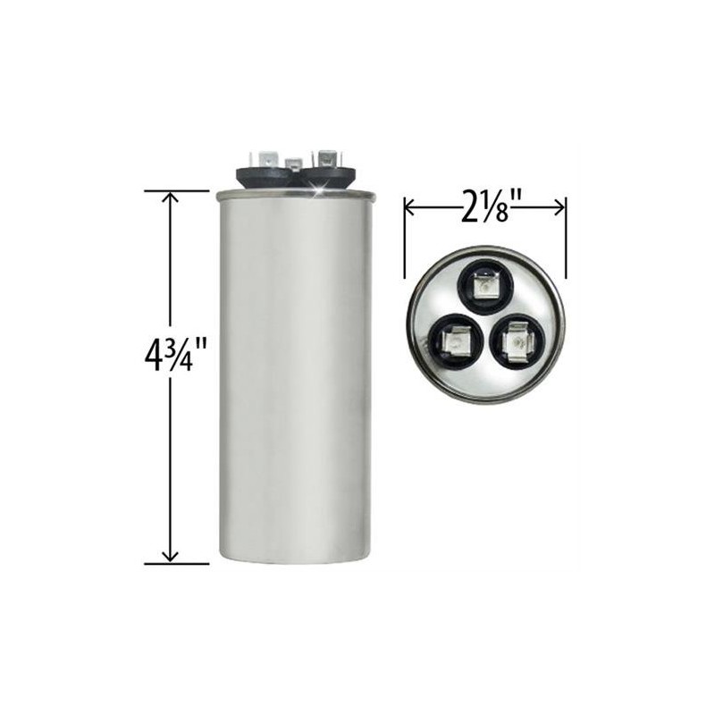 HC98KA046-45 + 5 uf MFD 440 Volt VAC - Round