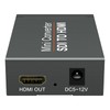 HDSUNWSTD SDI to HDMI Video Mini Converter with Audio Embedder,SDI