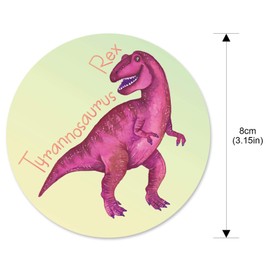 Zonon 10 Pcs Dinosaur Potty Training Stickers Dinosaur Toilet Target Sticker You Pee on Reusable Potty Toilet Targets Color Changing Pee Target for Kid Training Use