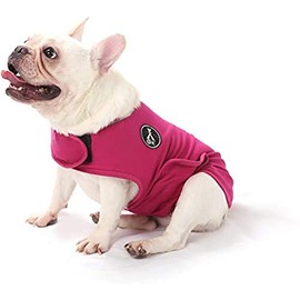 Dog Anxiety Relief Coat,Lightweight Wrap Anxiety Jacket Shirt for Anxious Pets Keep Calming Comfort (Rose red, S)