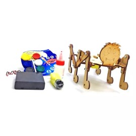 Monkits Education Araña Caminadora Spider Bot, Armar Juguete Didáctico