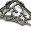 Oakcrafts - Pair of Shelf Brackets GWR 1883 Antique Cast