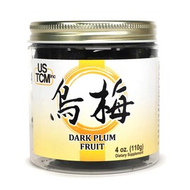 Dark Plum Fruit Smoked Plum Fructus Mume Wu Mei 烏梅 (4oz)