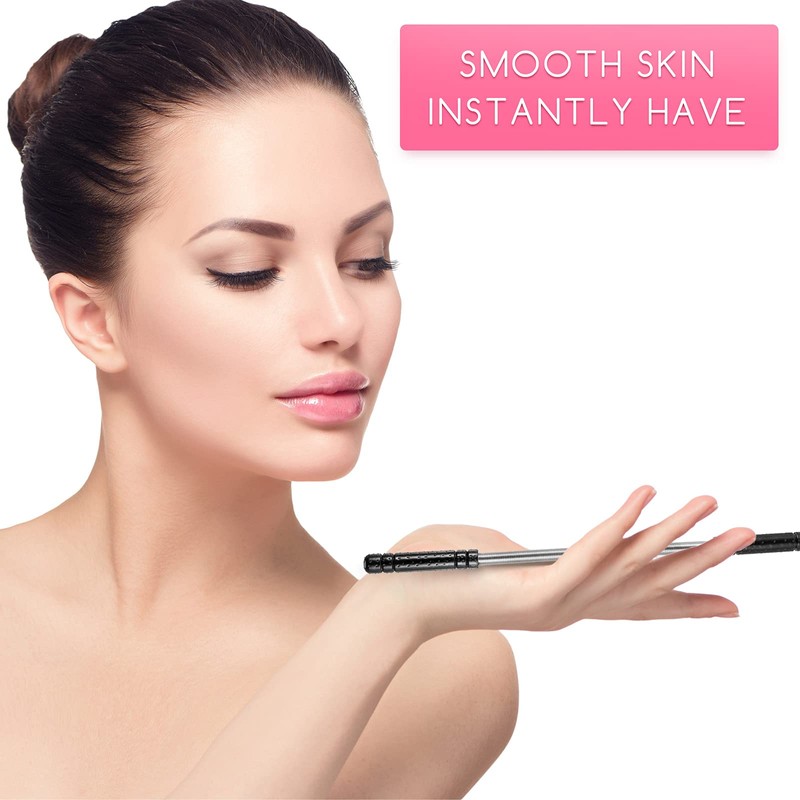 2 Pieces Facial Hair Remover Spring Eyebrow Face Epilator Threading