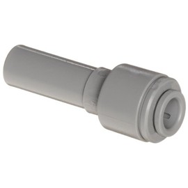 John Guest Acetal Copolymer Tube Fitting, Reducer, 3/8" Tube OD x 1/2" Stem OD (Pack of 10)
