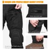 KRYDEX Tactical Men's G3 Combat Pants with Knee Pads (Black,