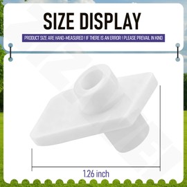 4 Pcs MCR620965 Refrigerator Crisper Drawer Wheel Mount