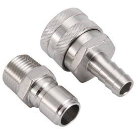 Stainless Steel Homebrew Disconnect Male Quick Disconnect FPT 1/2" Home Brew Fitting Connector Homebrewing