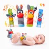 Baby Wrist Rattles Foot Finder Toys Set, Toddler Rattle Sock,