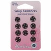 Sew On Snap Fasteners 11mm Black