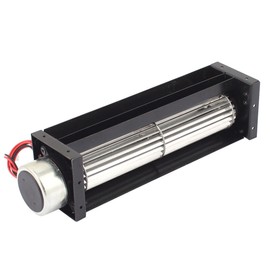 sourcing map 1 Pack DC 12V 0.18A Crossflow Fan 30 x 150mm Metal Cross Flow Cooling Fan Heat Amplifier Cool Turbine