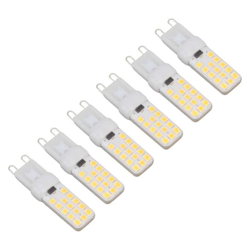 6PCS G9 LED Light Bulb Dimmable 5W 450LM 28 Beads