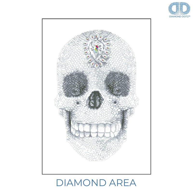 Diamond Dotz DD10.021 Kit Intermediate Crystal Skull None