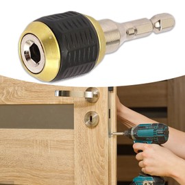 Bit Extender for Drill,Hexagonal Quick Release Self-Locking Extension Rod - Multipurpose Replacement Parts for Electric Drill Screwdriver Power Tools