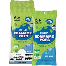 Real Naturals Protein Edamame Pops Sea Salt 10x26g