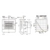 Bakuma KPT-08SD Pipe Fan for Forced Exhaust, Electric Shutter Included