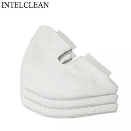 ECOMAID 3 Replacement Triangle Pads Compatible with Shark Euro Pro Pocket Steam Mop S3501, S3601, S3801CO, S3901 with Triangle Mop Head