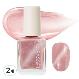 Facet Celeb Nail Polish, 96 Magnetic Satin Pink, 2 pieces, 8ml / 파셋 셀럽 네일 폴리쉬, 96 마그네틱 세틴 핑크, 2개, 8ml