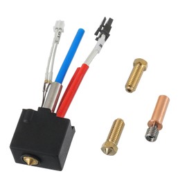 JAMHER Kobra 2 Hotend 3D Printer Extruder End Kit with 1 Bimetal Hose and 2 0.4mm Brass Nozzles only for Kobra 2,Kobra 2 Plus,Kobra 2 Max,Kobra 2 Pro,Kobra 2 Neo