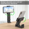 Airplane Phone Holder for Travel, Foldable 360° Rotatable Phone Clamp