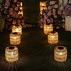 Large Solar Rope Lantern Outdoor Hanging – Handwoven Jute Rope