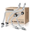 A-Premium Automatic Transmission Oil Cooler Line Hose Assembly Compatible with