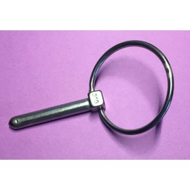 US STAINLESS Stainless Steel 316 Linch Pin Ring Catch 6mm or 1/4" Marine Grade 2 Pieces