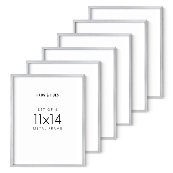 Haus and Hues 11x14 Silver Picture Frames - Set of