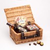 Woodluv Natural Wicker Hamper Basket, Xmas, Wedding, Anniversary Birthday Mothers