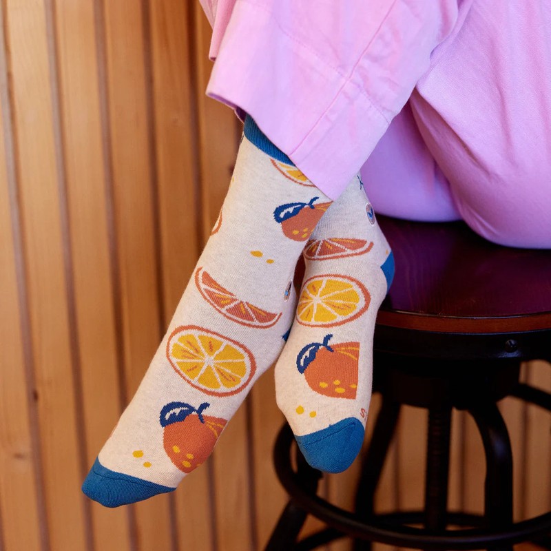Conscious Step Socks that Plant Trees - Oranges, Medium