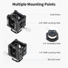 Nitze Triple Cold Shoe Adapter with 1/4" Threaded Hole, 1/4"