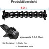 FiTSTILL Jaws Flex Clamp Mount with Adjustable Gooseneck 8-Section Compatible