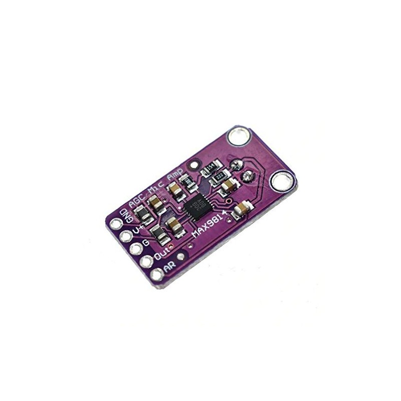 TECNOIOT MAX9814 Microphone Amplifier Board Module Car Gain Control AGC
