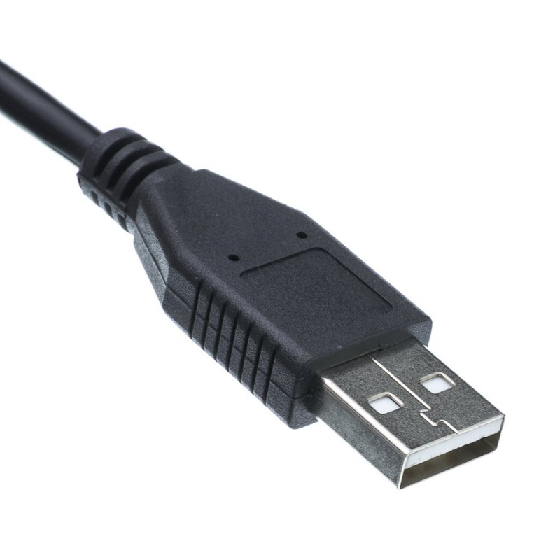 CableWholesale Micro USB 2.0 Cable, Black, Type A Male/Micro-B Male,