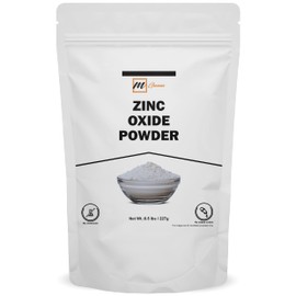 100 Natural Zinc Oxide Powder for Skin Hair and Health Care 0.5 LBS  227 GMS                                                                          