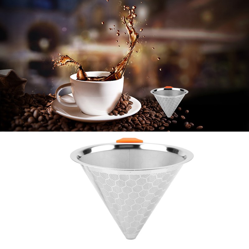 American Stainless Steel Coffee Filter Tea Coffee Dripper Coffee Mesh