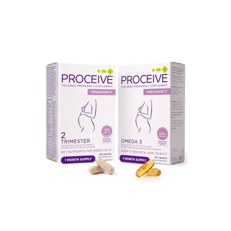 Proceive® Pregnancy Trimester 2 (13-27 Weeks) Vitamin & Mineral Supplements