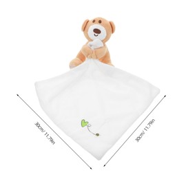 Kisangel Soothing Baby Toys Animal Plush Towel Doll Bib Newborn Baby Toys Soft Fabric Feeding Accessories