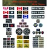4 Pcs Canada Ontario/British Columbia/Manitoba/Saskatchewan Province Shield National Emblem Patch
