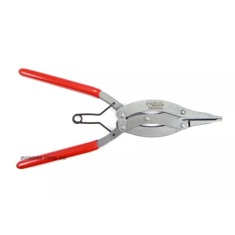 Wilde 10” Straight Compound Lock Ring Pliers Snap Retaining Made