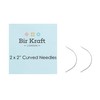 Bir Kraft 2 x Curved Needles Curved Sewing Needle Repair