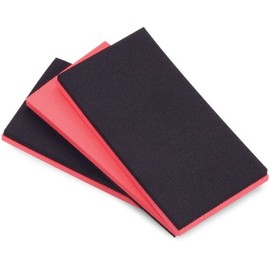 Eastwood 3 Pieces Sanding Blocks Foam Abrasive Wet & Dry Sponge Pad Flexible Sand Paper Tool