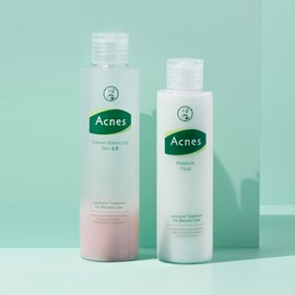 Acnes Sebum Balancing Skin 2.0 200ml + Fluid 150ml + Derma Moisture Foam 125/200ml / 아크네스 세범 밸런싱 스킨 2.0 200ml + 플루이드 150ml + 더마 모이스쳐 폼 125/200ml