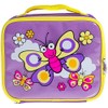 Bugzz Lunch Butterfly Bag - Pink, blue, Modern
