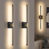 SAIMAND Wall Sconces Set of 2 Battery Operated, Wireless USB