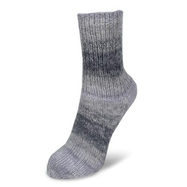 Rellana Flotte Socke Cashmere Merino Colour 1322 – Grey, 50 g Soft Sock Wool with Cashmere and Merino Wool for Knitting and Crocheting