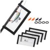 Fishing Lure Wraps 4-Pack Clear PVC Lure Covers 22x11.5cm with
