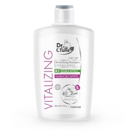 FARMASi Dr. C. Tuna Vitalizing Garlic Shampoo, Nourishing & Strengthening Formula with Garlic Extract and Capixyl, Helps Refresh Scalp & Support Fuller-Looking Hair, 17 fl oz