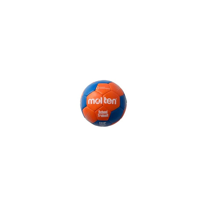 Molten SchoolTraineR Handball, Orange/Blue, 0